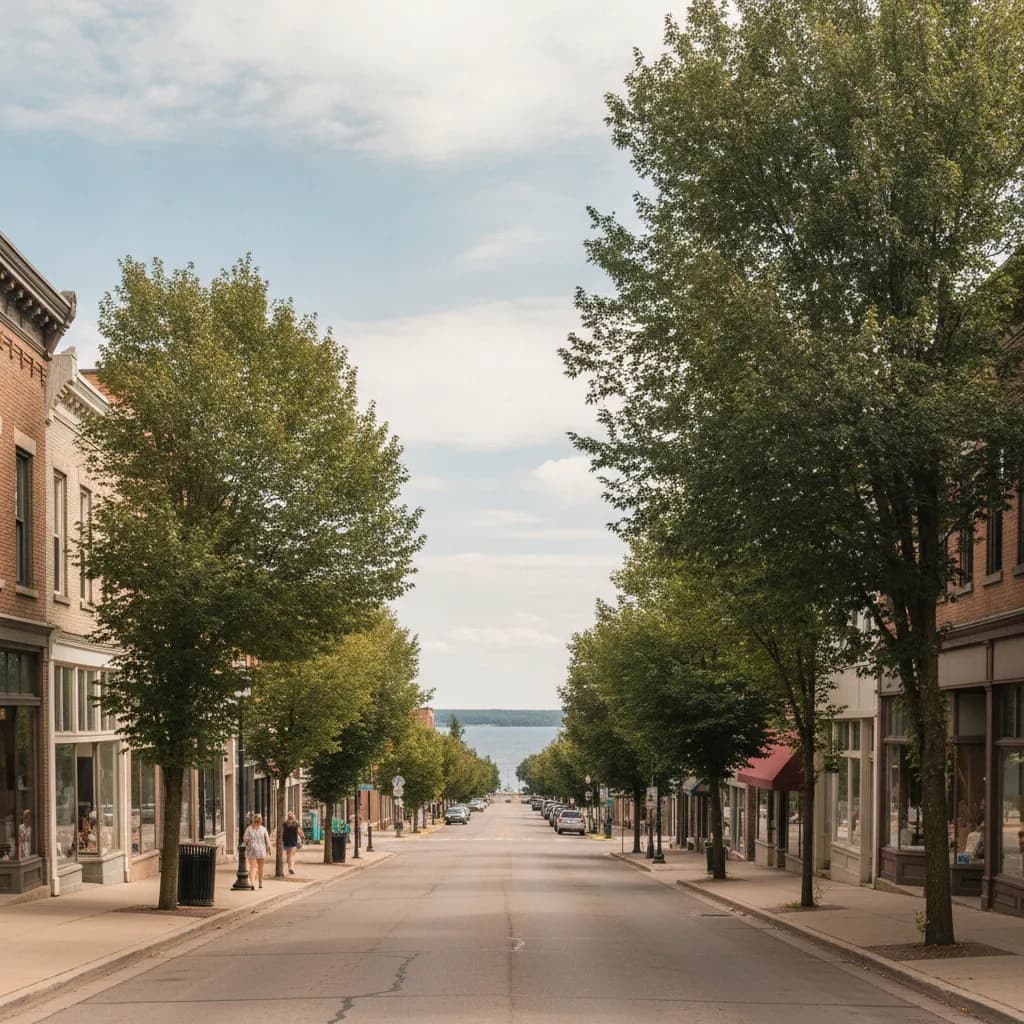 View of Ashland, WI