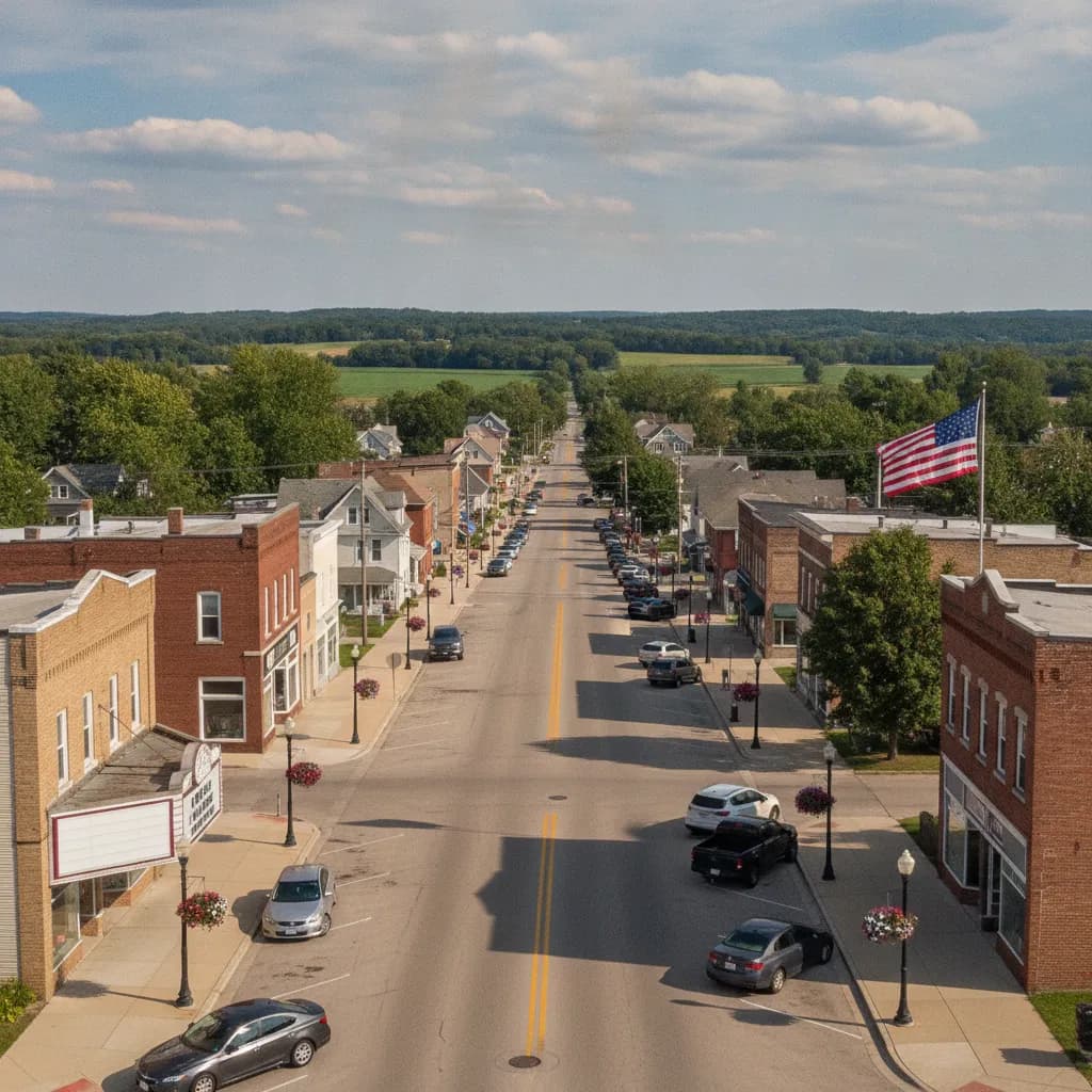 View of Baldwin, WI