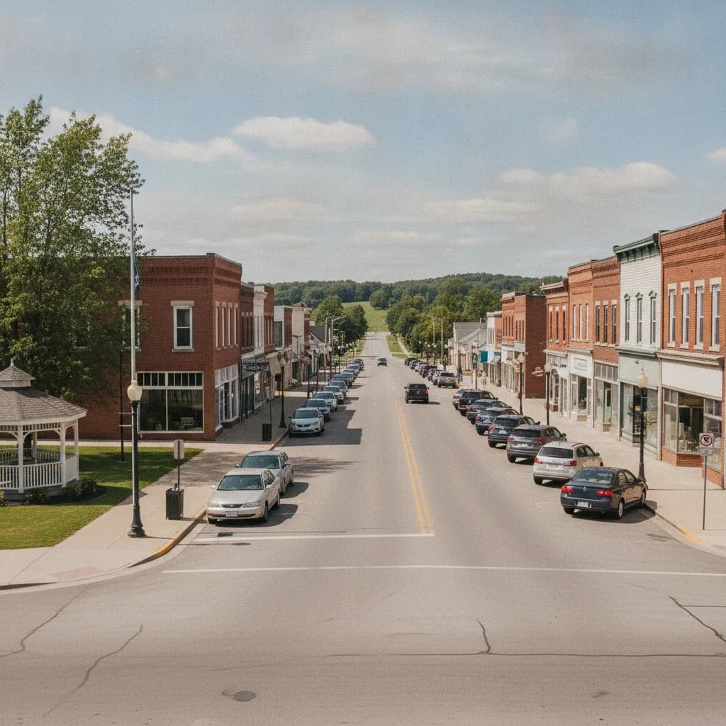 View of Barron, WI