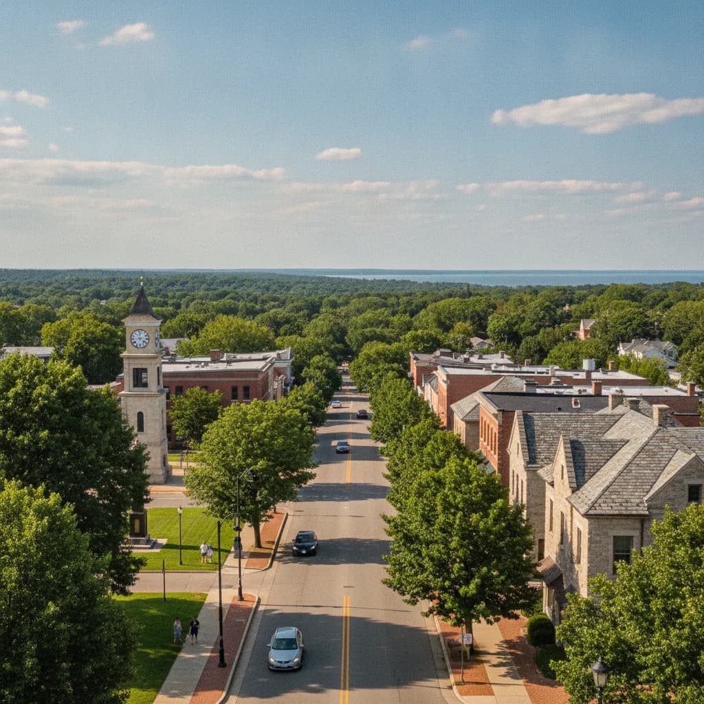 View of Bayside, WI