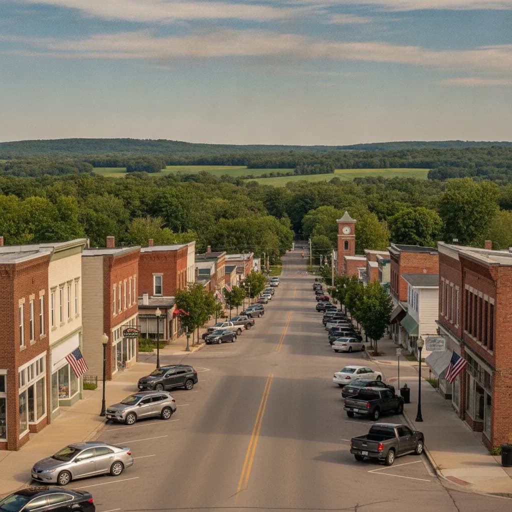 View of Bloomer, WI