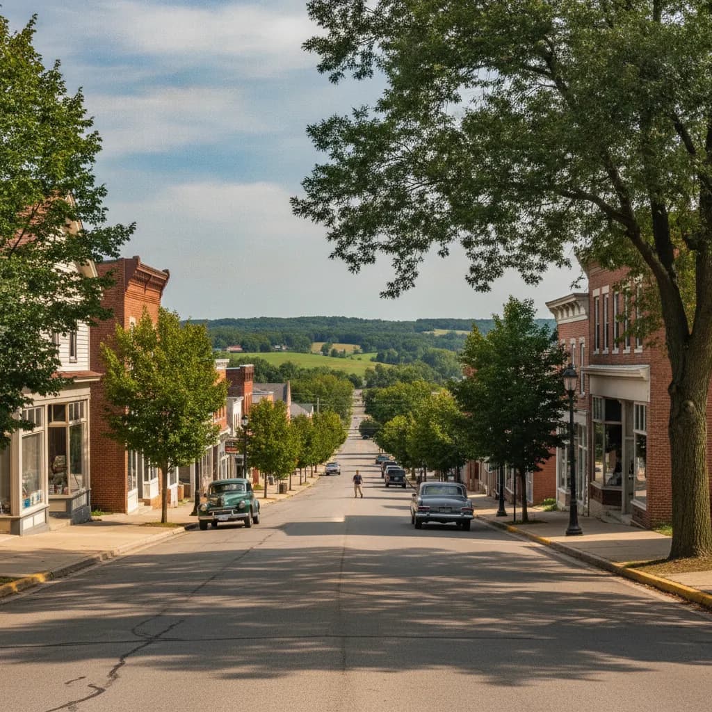 View of Bristol, WI