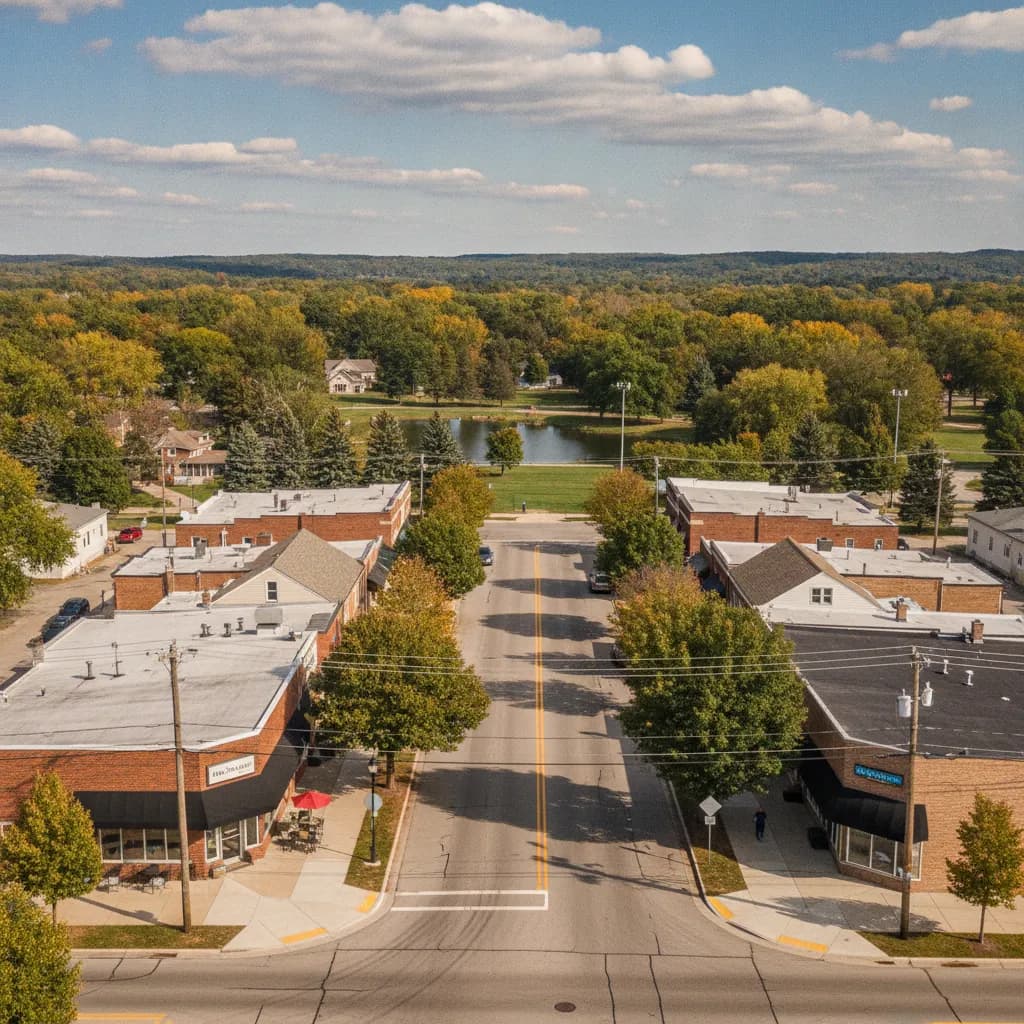 View of Brown Deer, WI