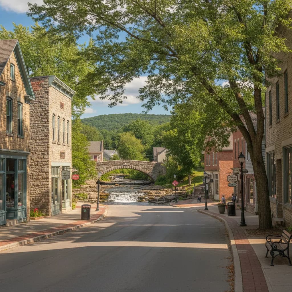 View of Cedarburg, WI