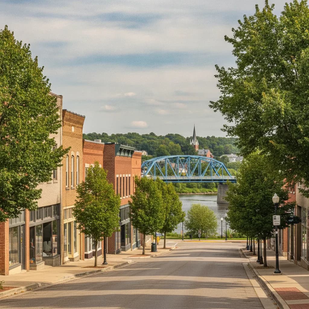 View of De Pere, WI