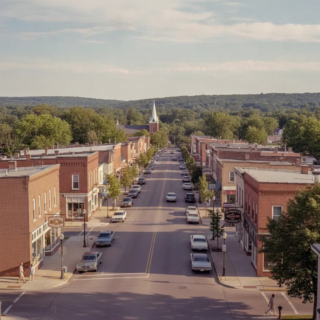 View of Delavan, WI
