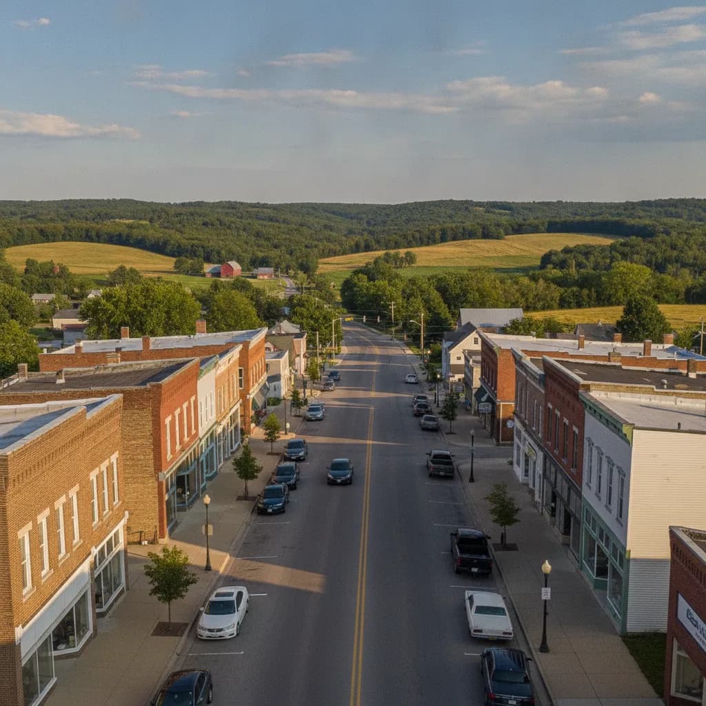 View of Dodgeville, WI
