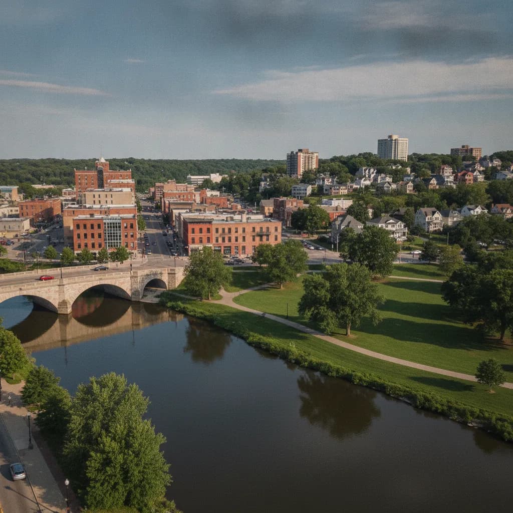 View of Eau Claire, WI