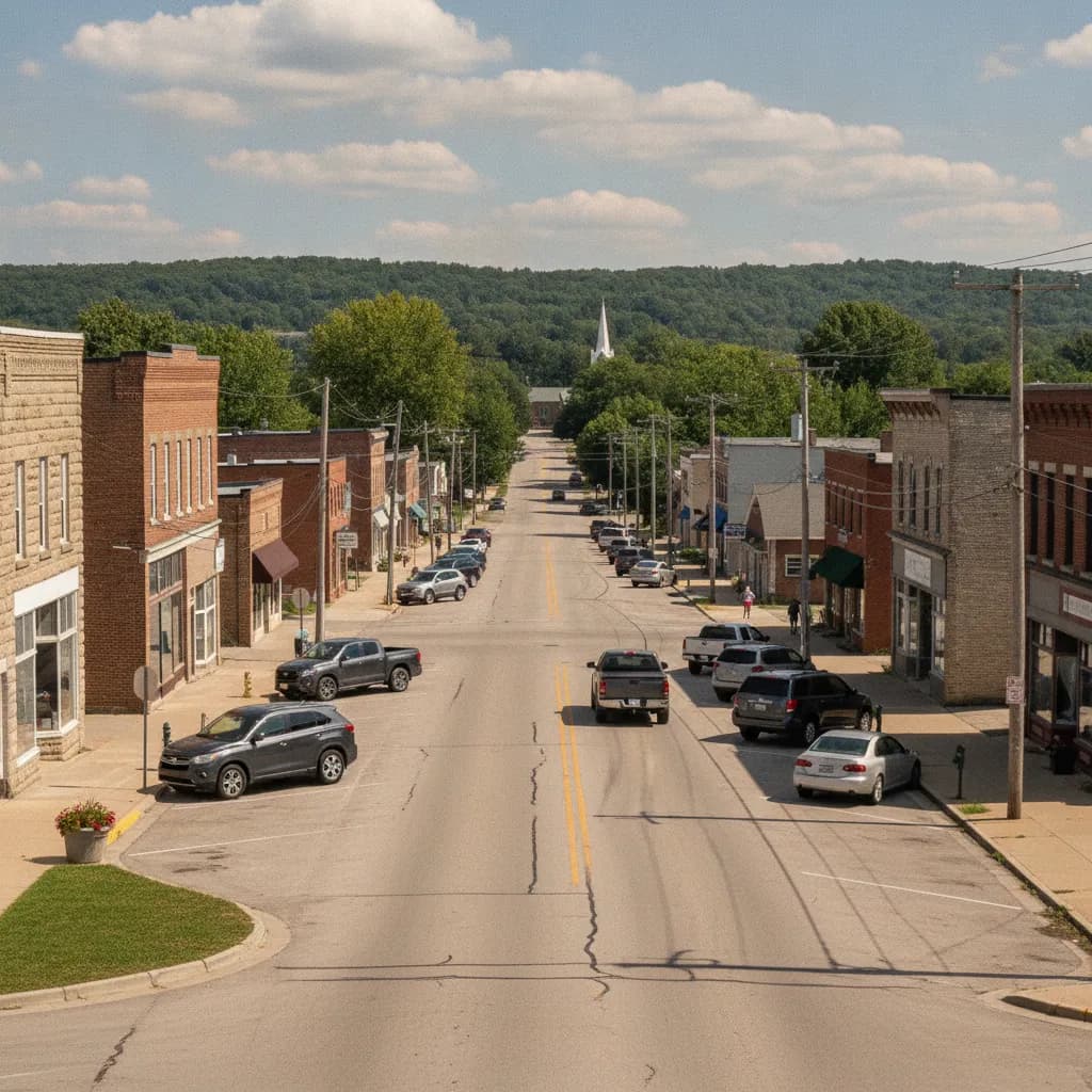 View of Edgerton, WI