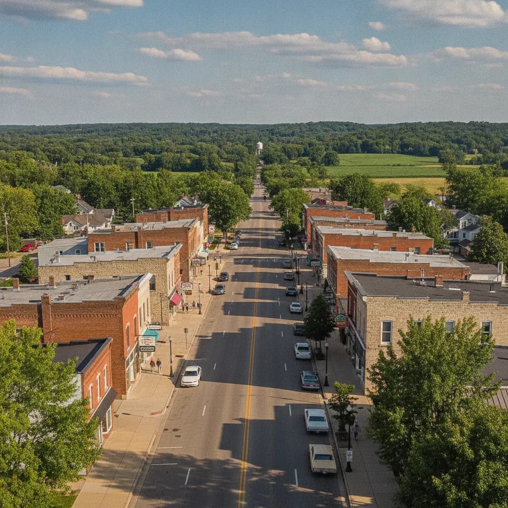 View of Elkhorn, WI