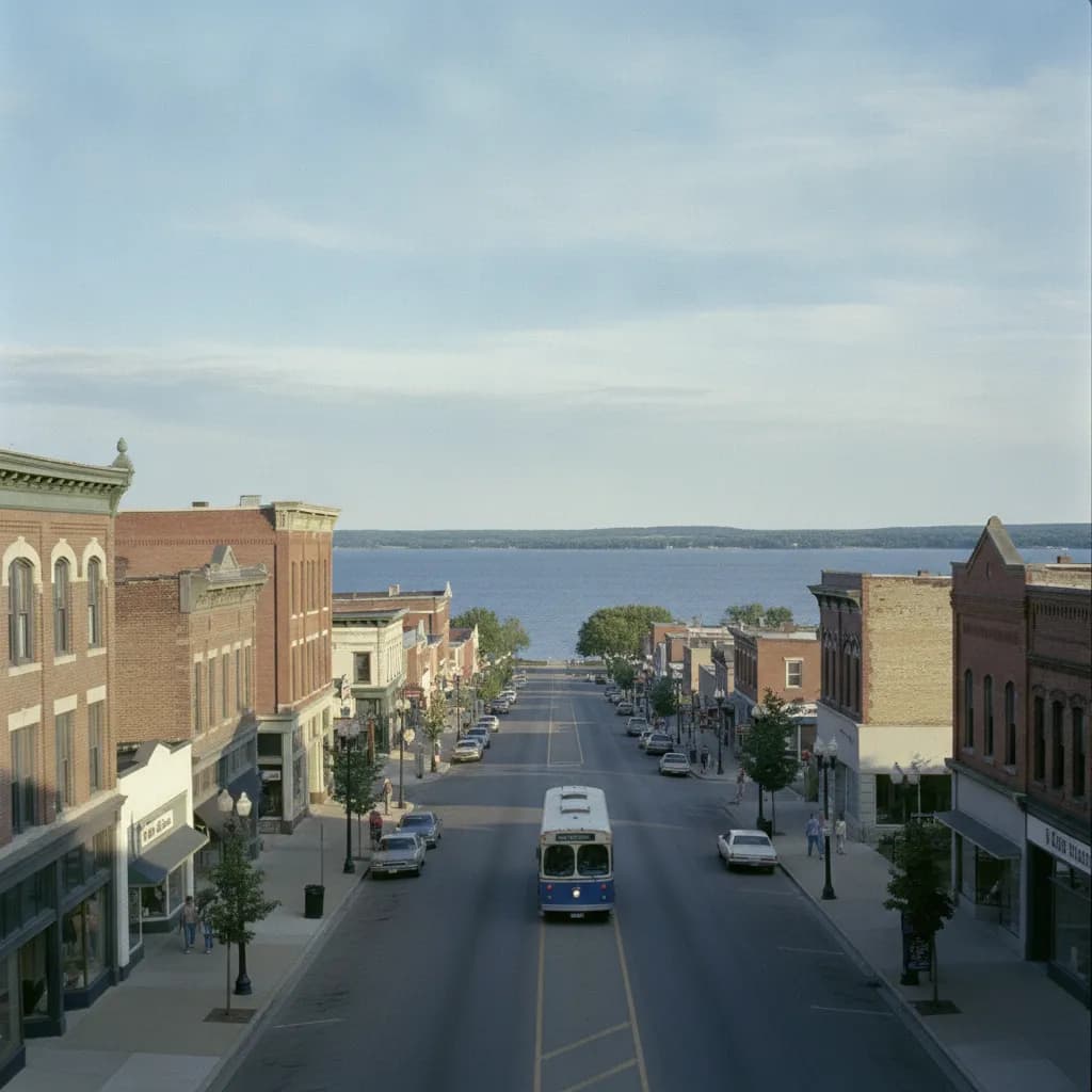View of Fond du Lac, WI