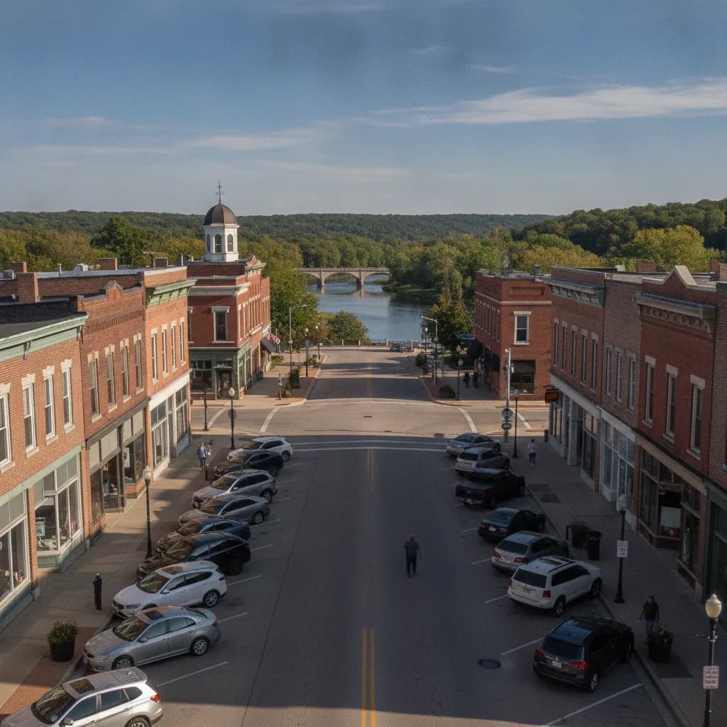 View of Fort Atkinson, WI
