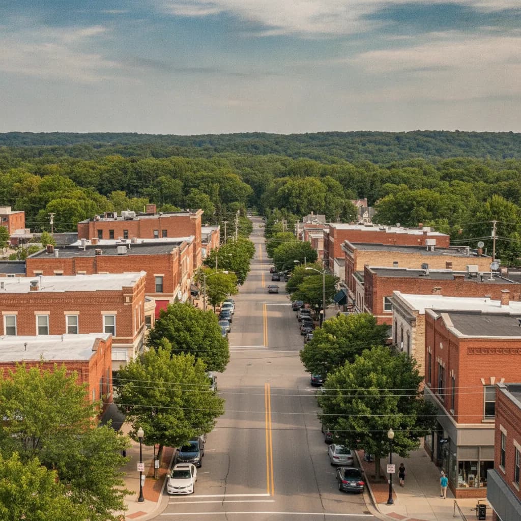 View of Glendale, WI