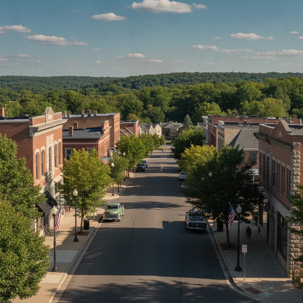 View of Greendale, WI