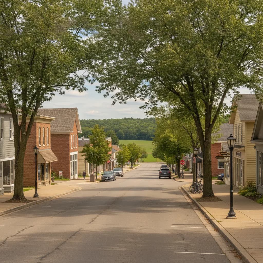 View of Greenville, WI