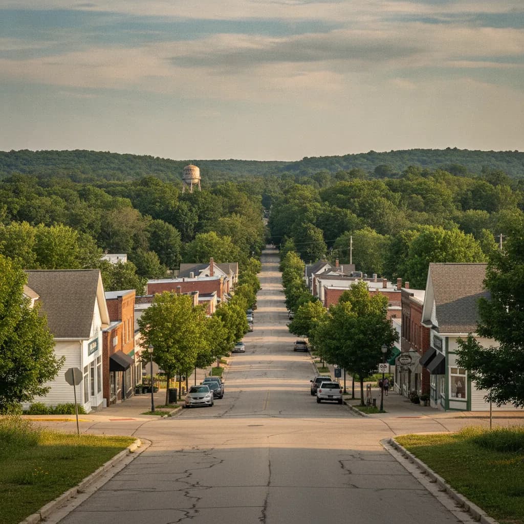 View of Hales Corners, WI
