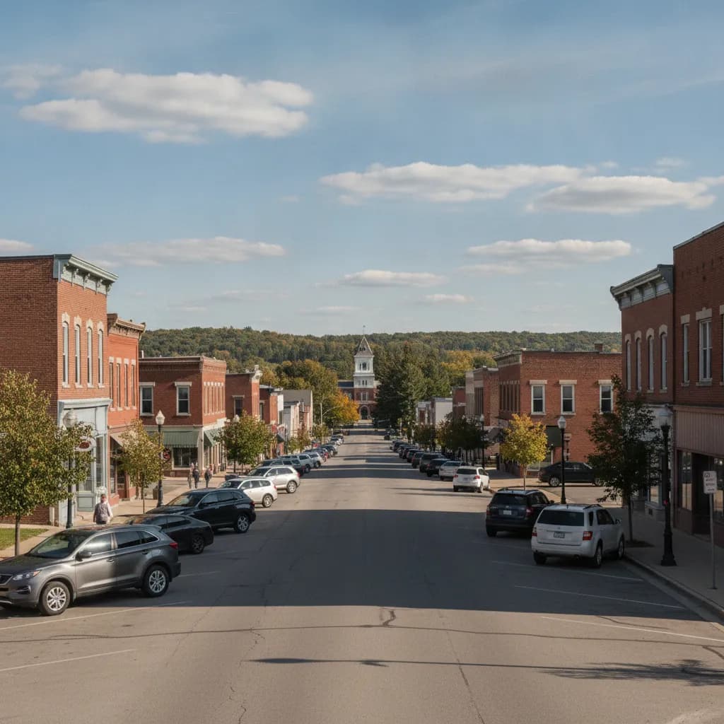 View of Hartford, WI