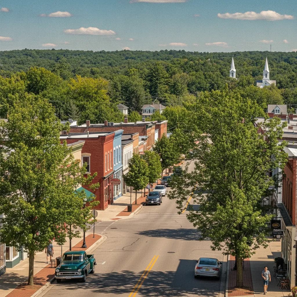 View of Hartland, WI