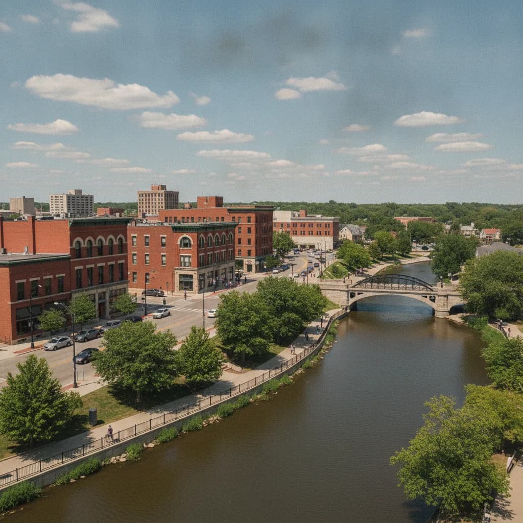 View of Janesville, WI