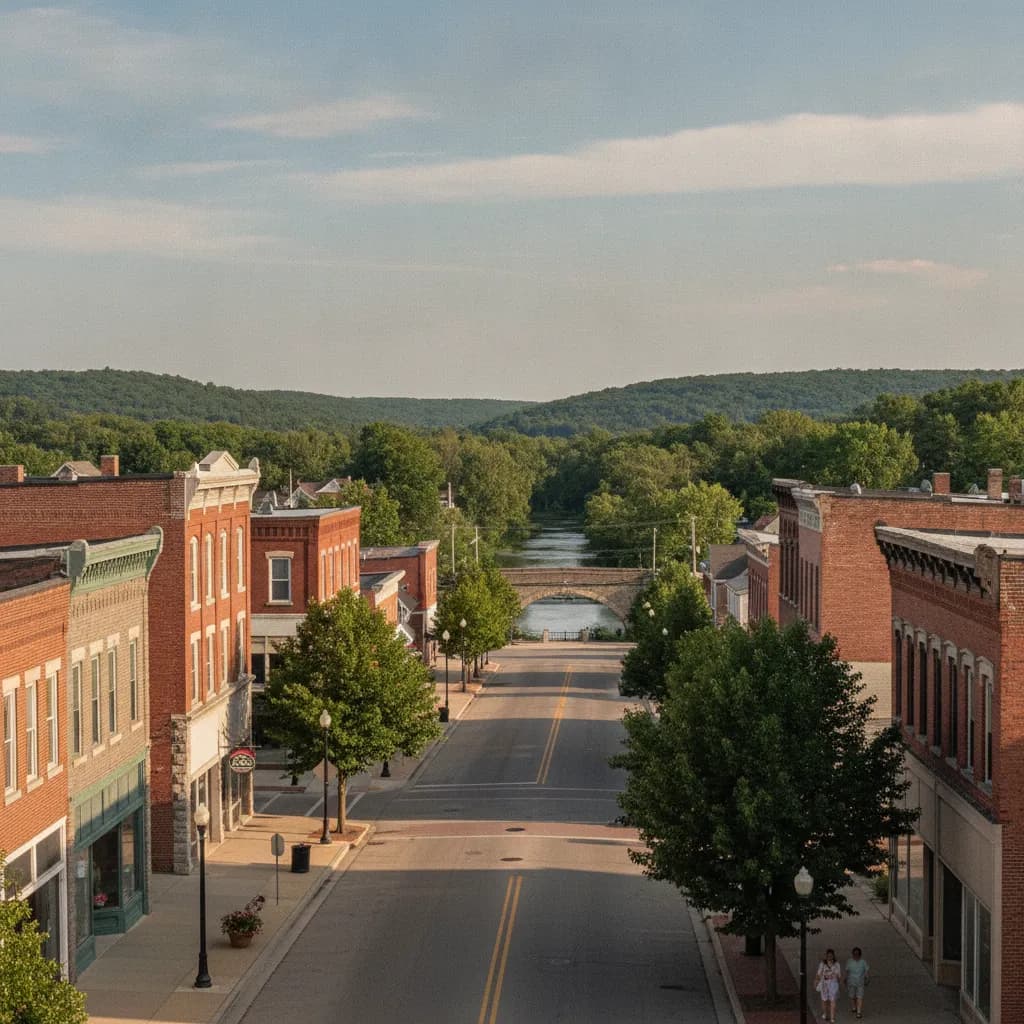 View of Jefferson, WI