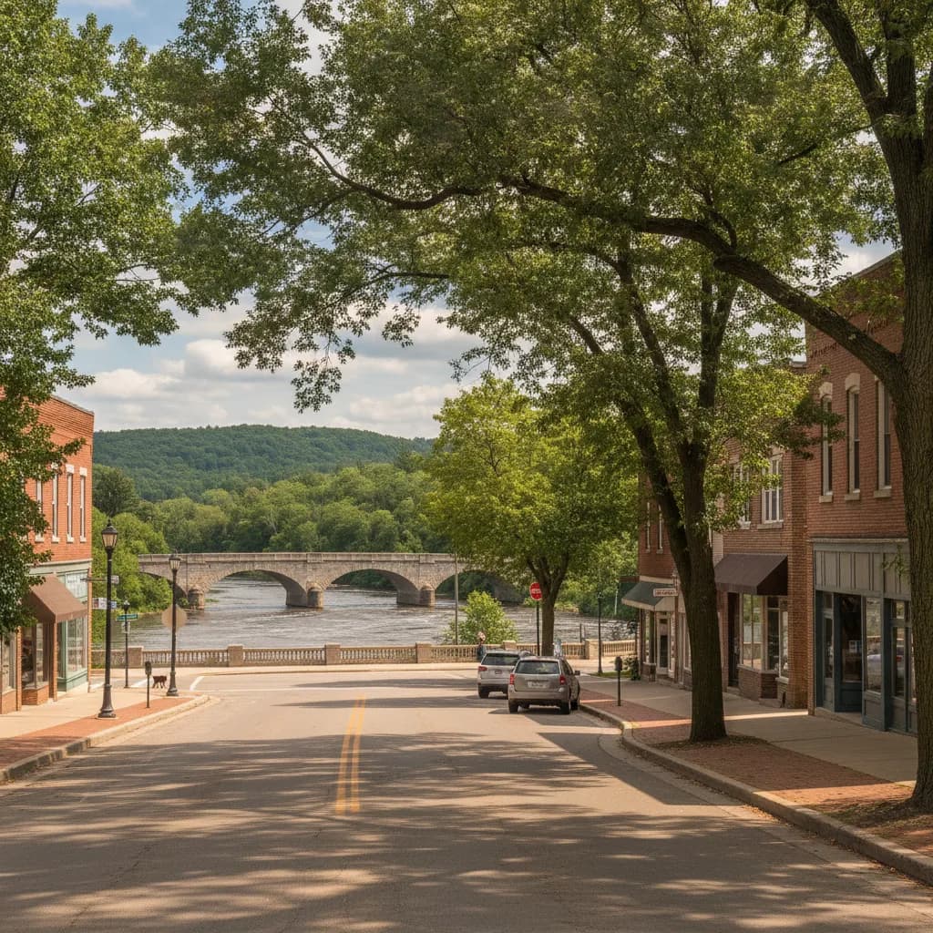 View of Kaukauna, WI