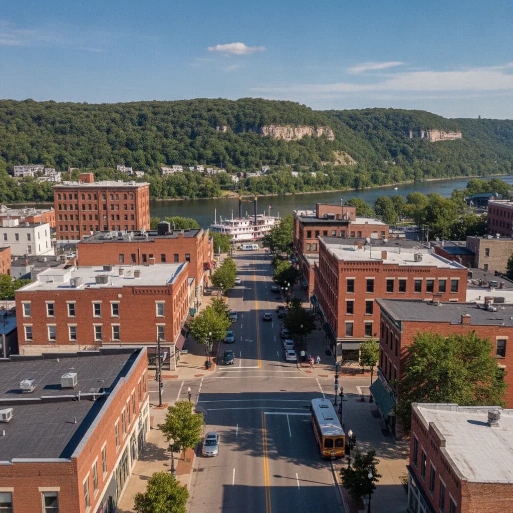 View of La Crosse, WI