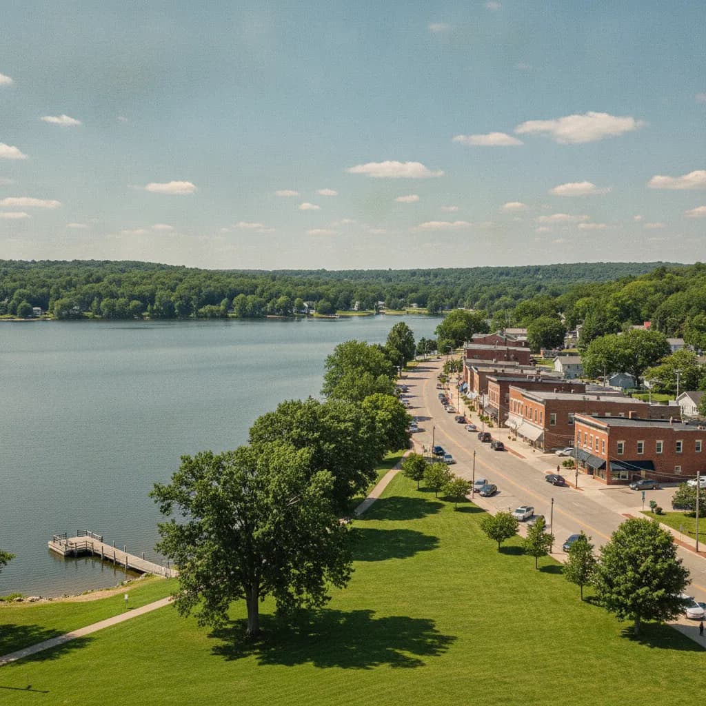 View of Lake Hallie, WI