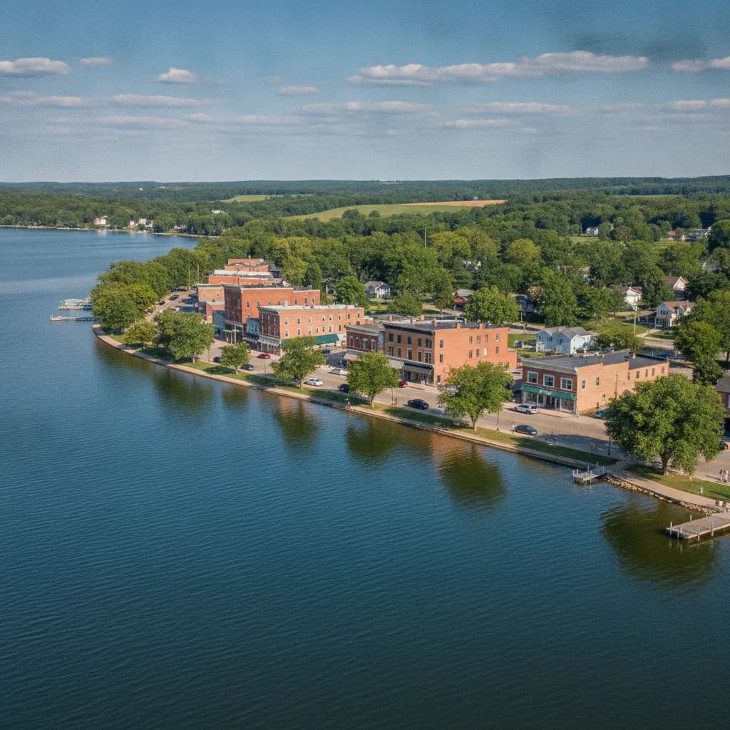 View of Lake Wisconsin, WI