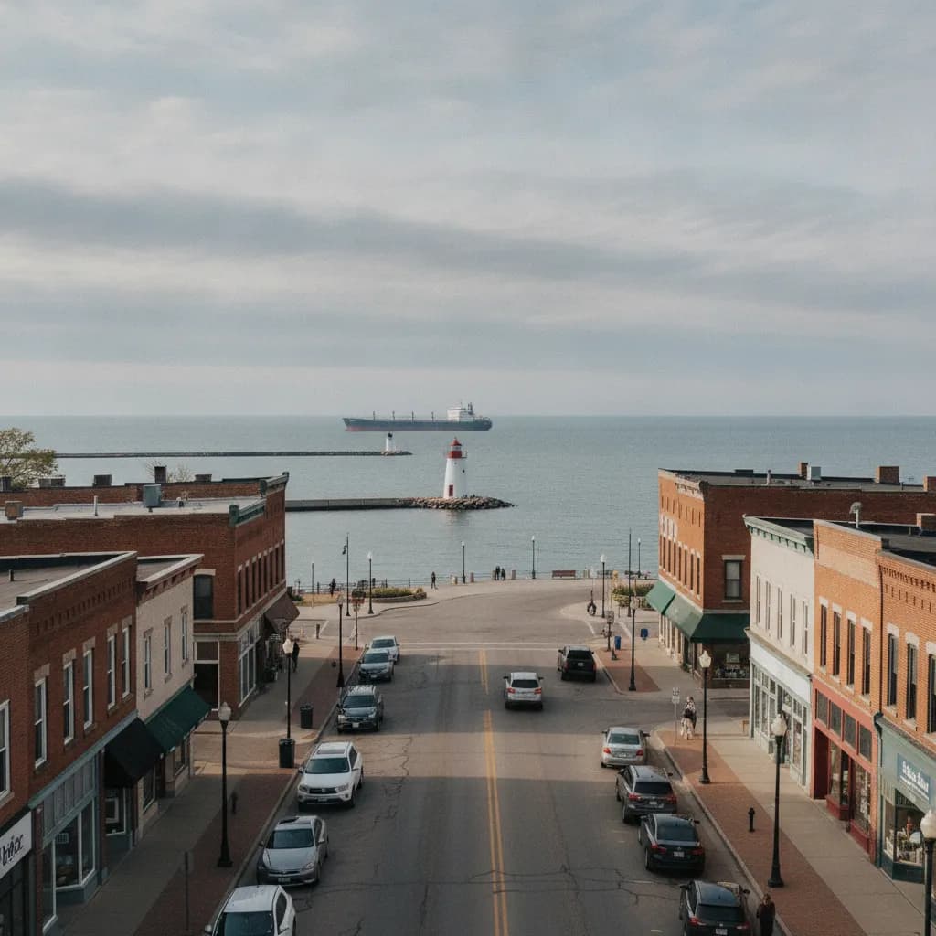 View of Manitowoc, WI