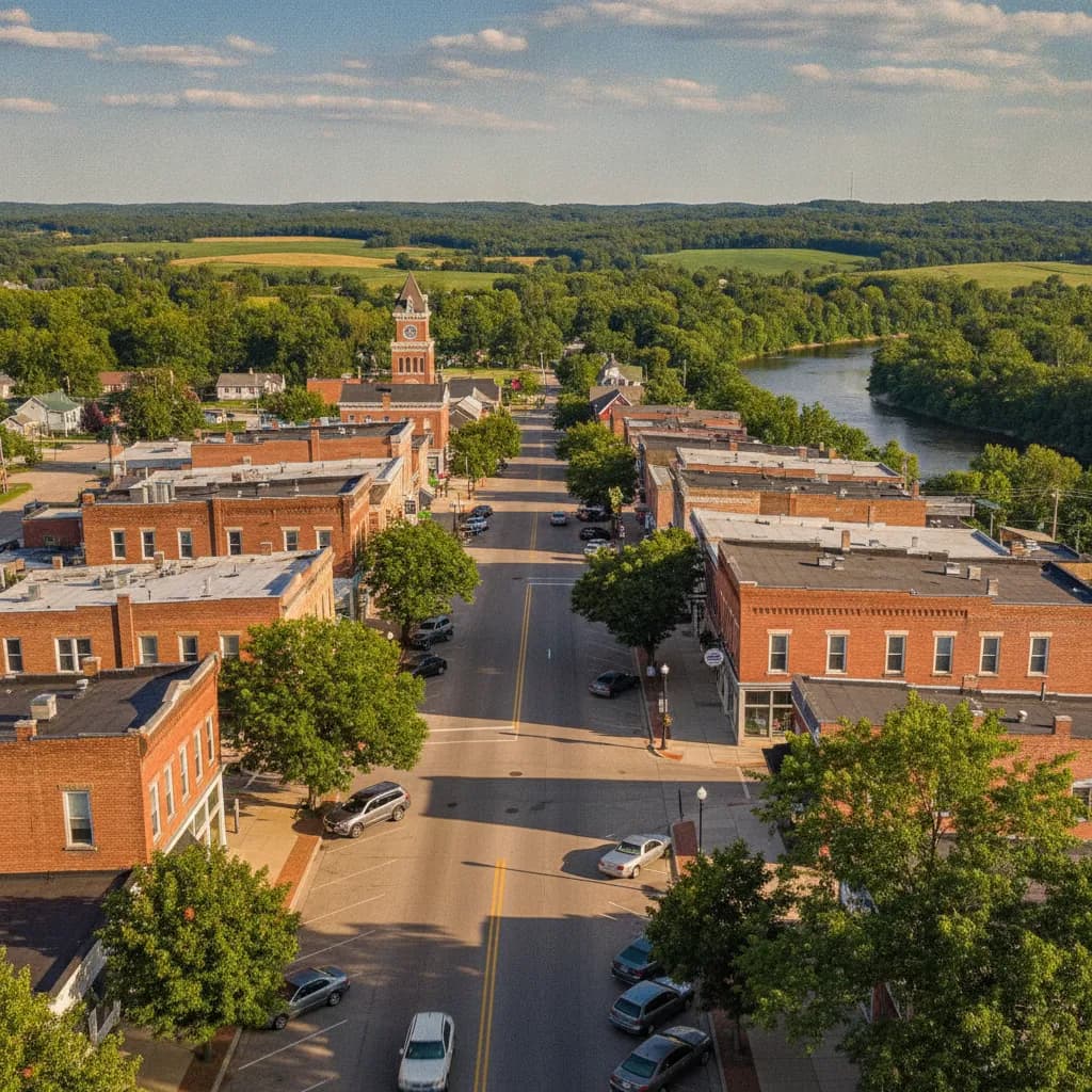 View of Mayville, WI
