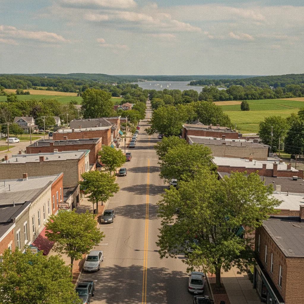 View of McFarland, WI