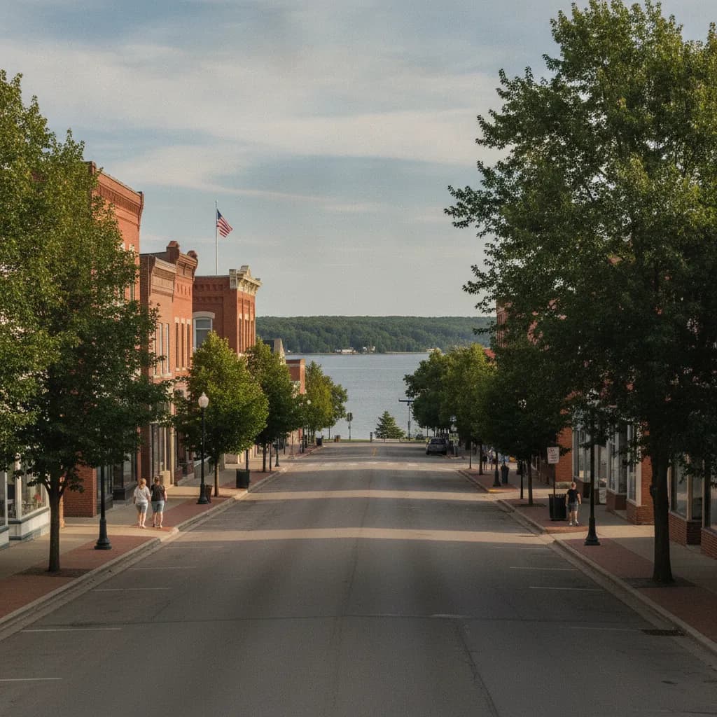 View of Menomonie, WI