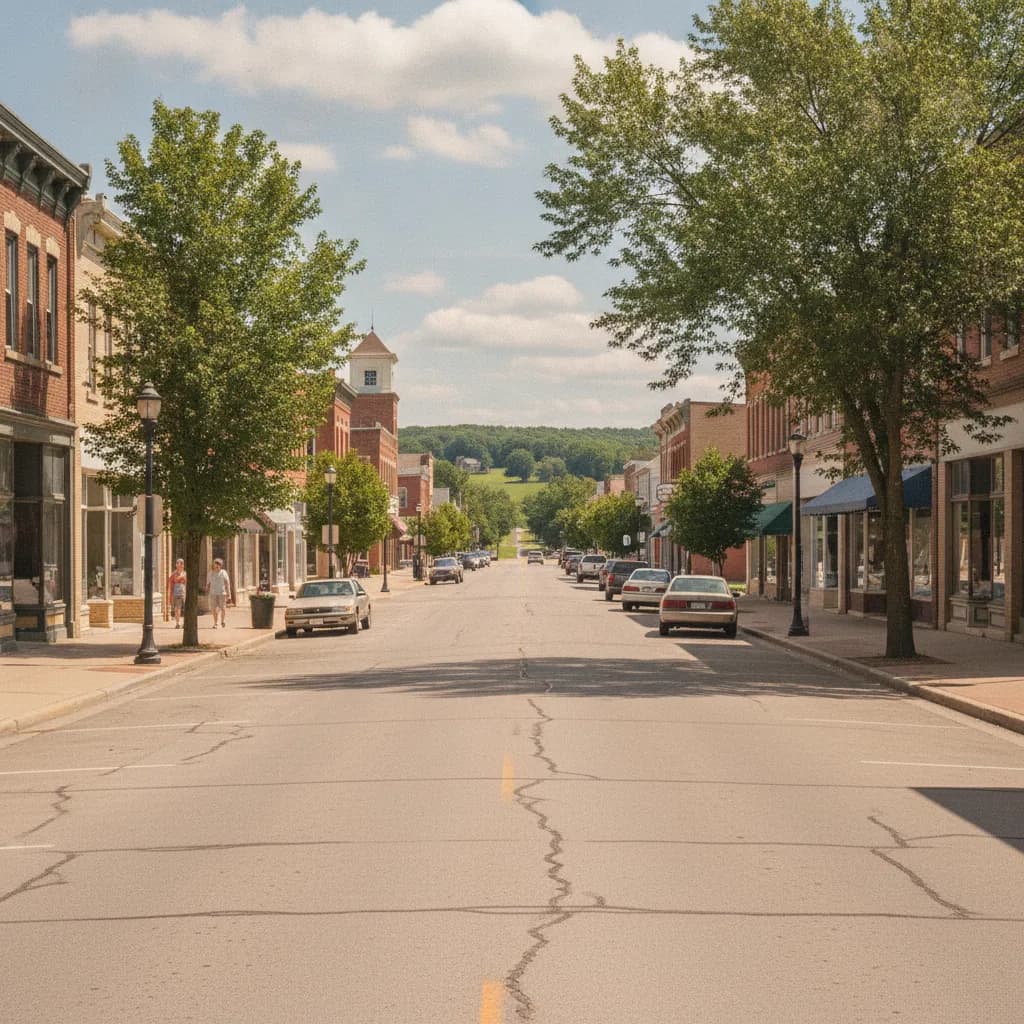 View of Milton, WI