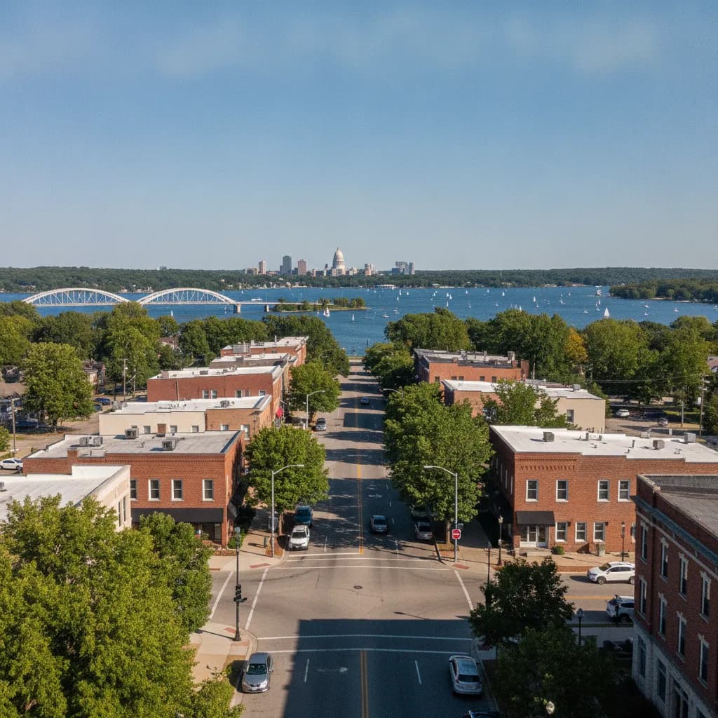 View of Monona, WI
