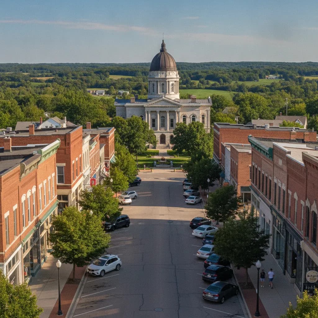 View of Monroe, WI