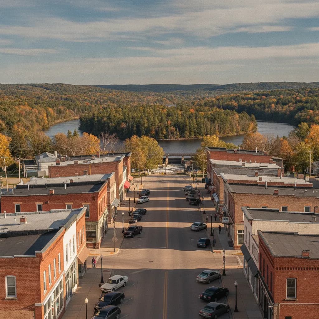 View of Mosinee, WI