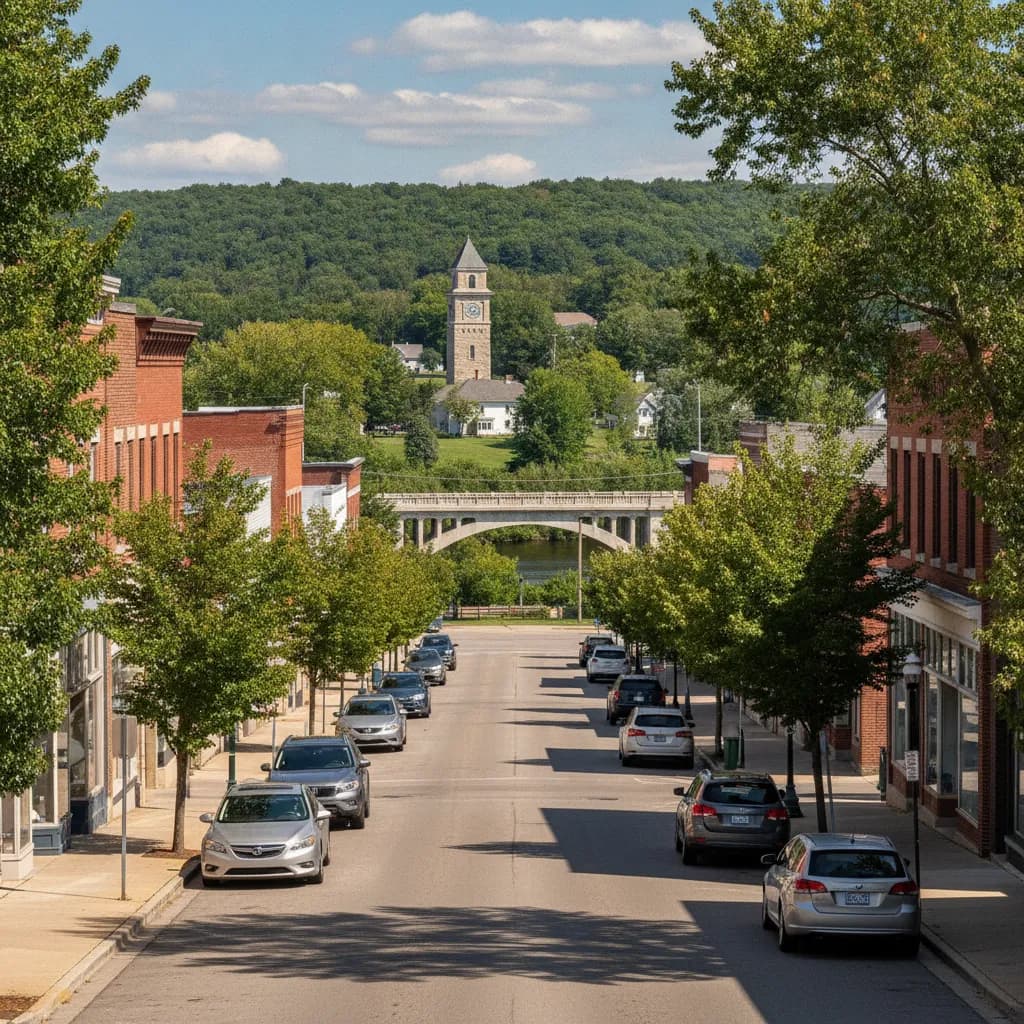 View of New London, WI