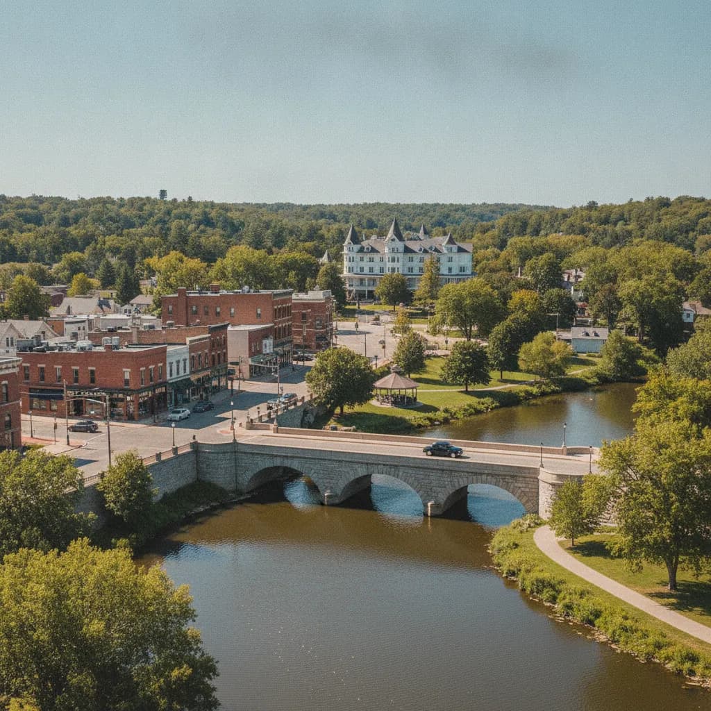 View of Oconomowoc, WI