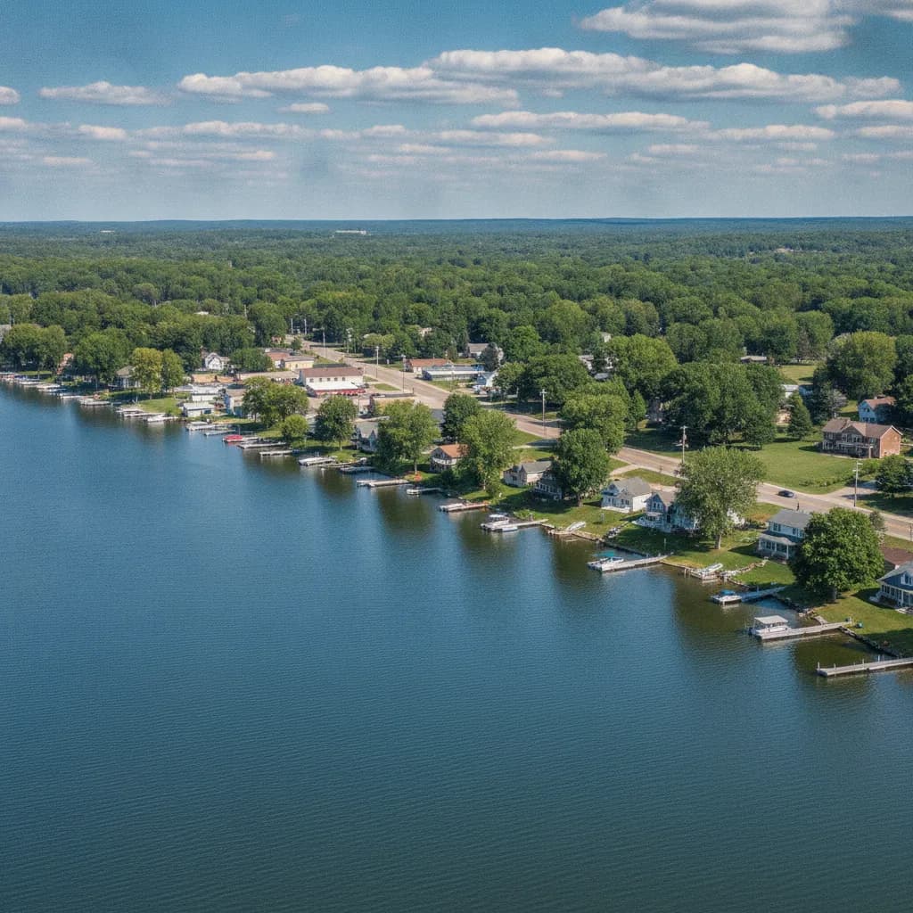 View of Okauchee Lake, WI