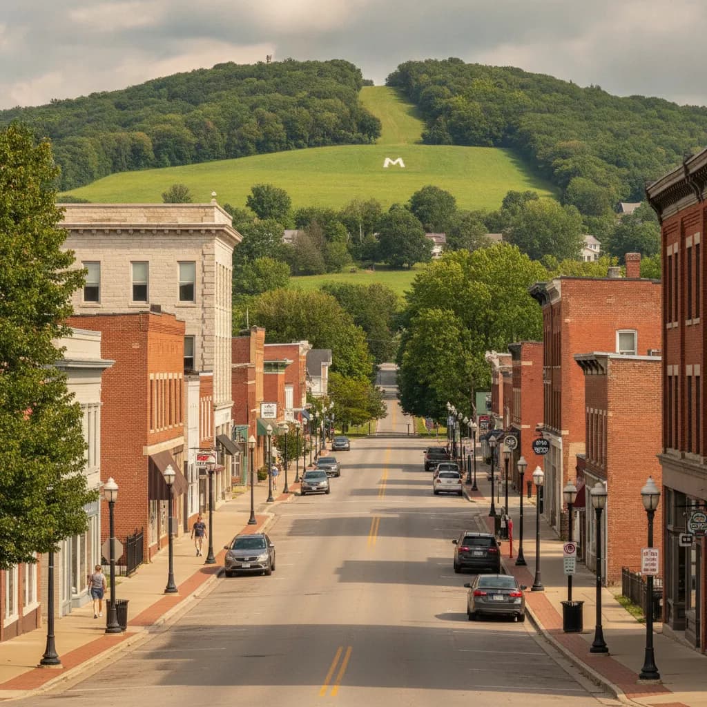 View of Platteville, WI