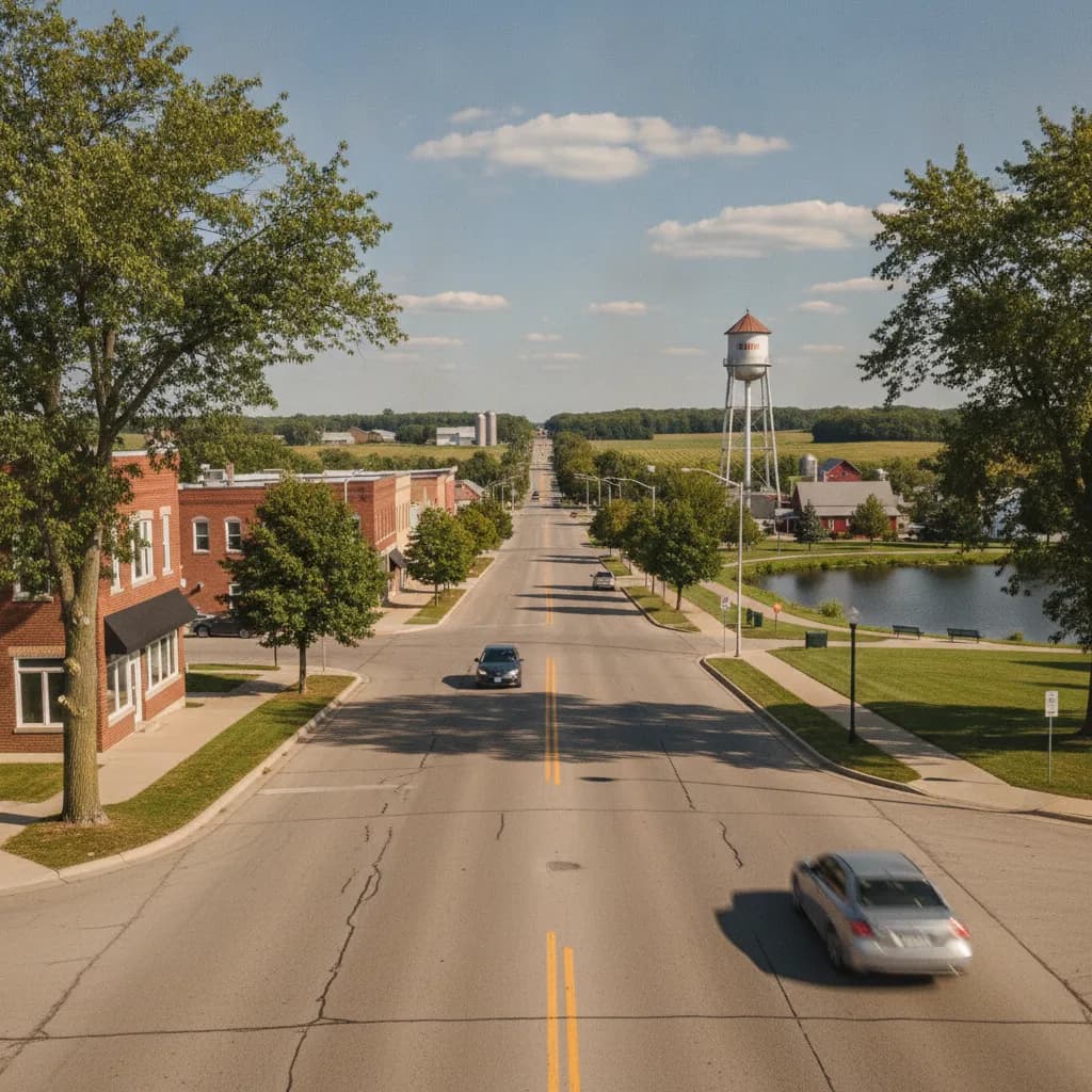 View of Plover, WI