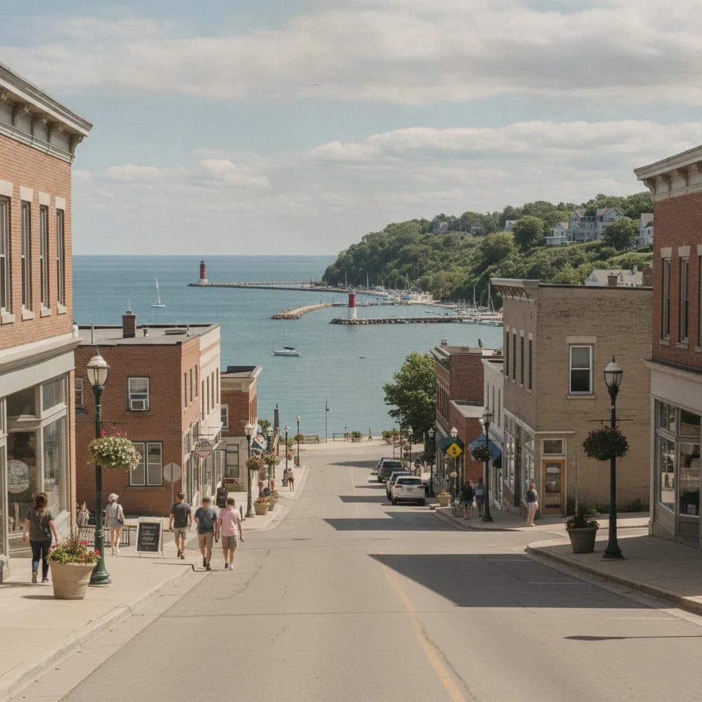 View of Port Washington, WI