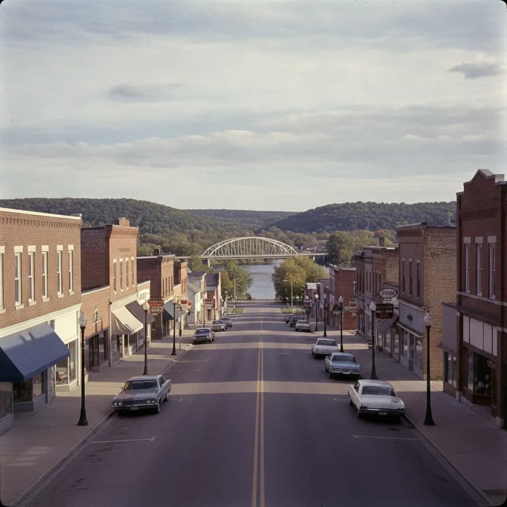 View of Portage, WI