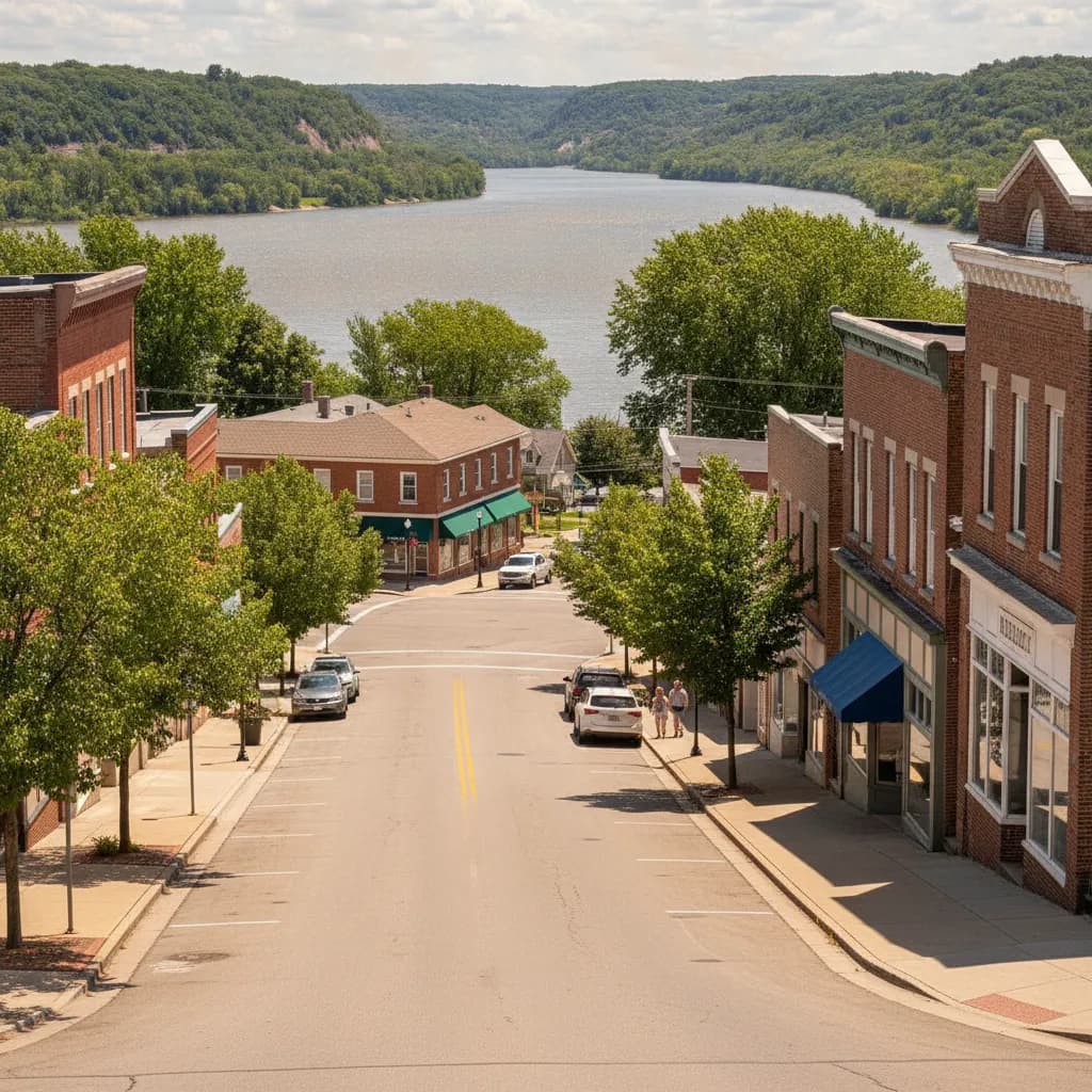 View of Prescott, WI