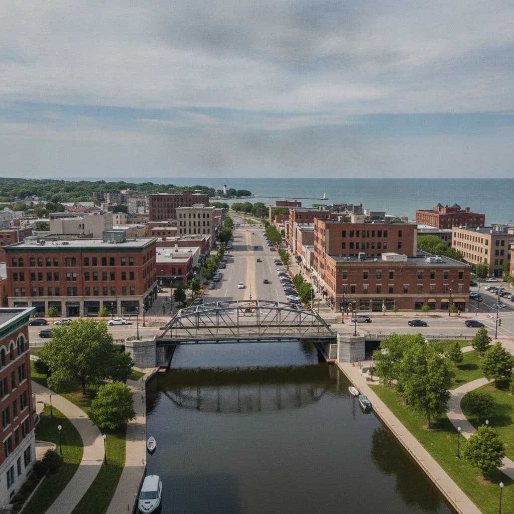 View of Racine, WI