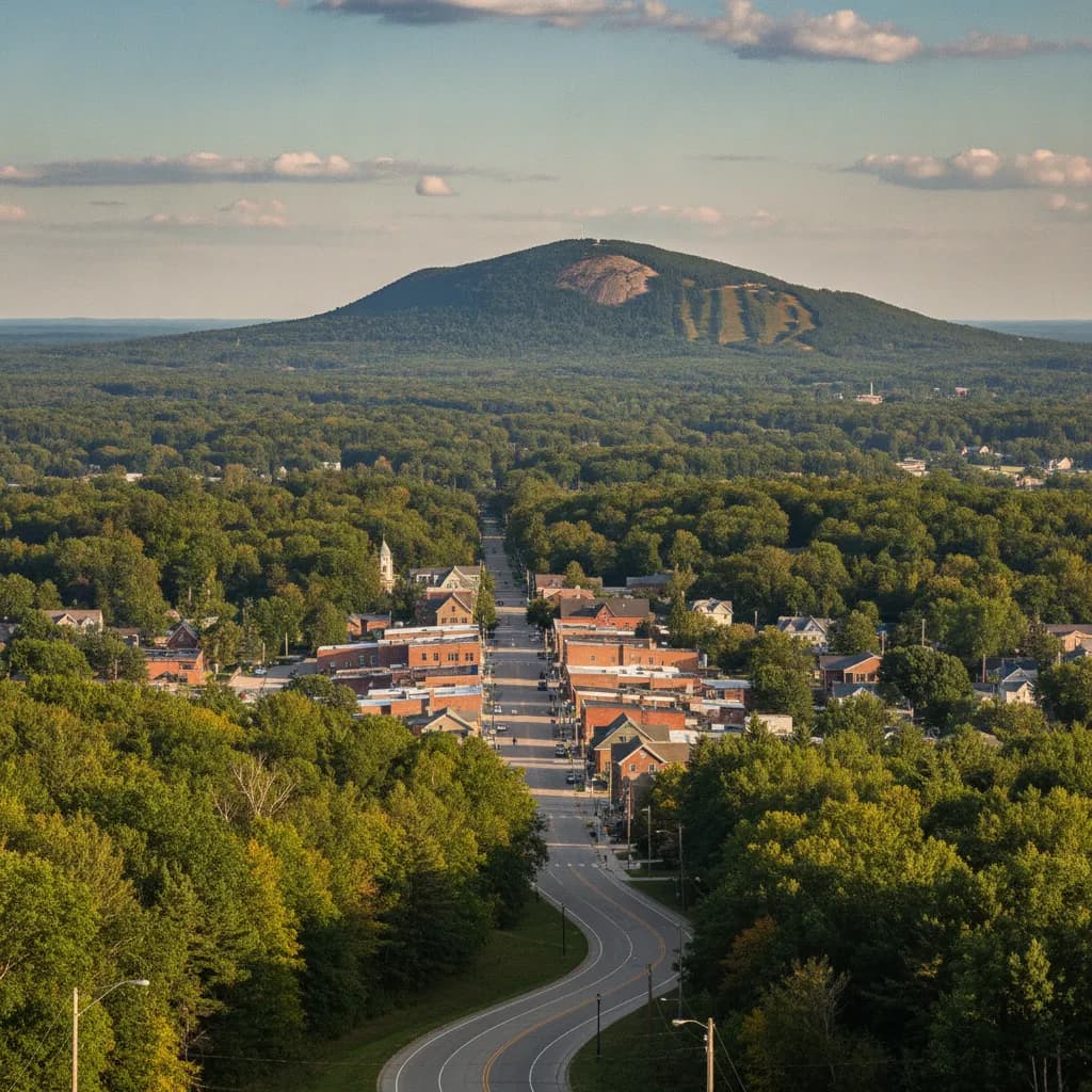 View of Rib Mountain, WI