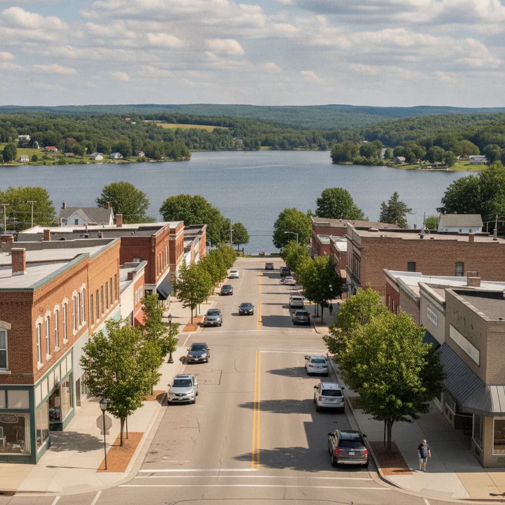 View of Rice Lake, WI
