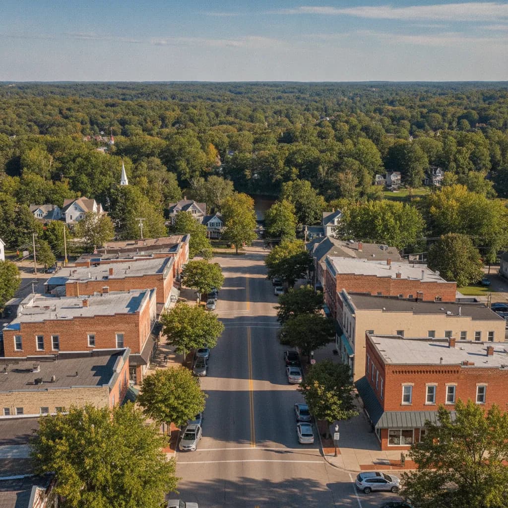 View of Rothschild, WI