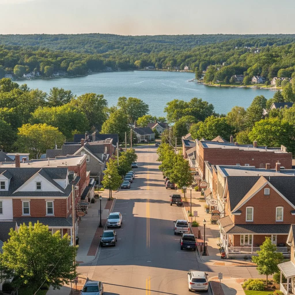View of Salem Lakes, WI
