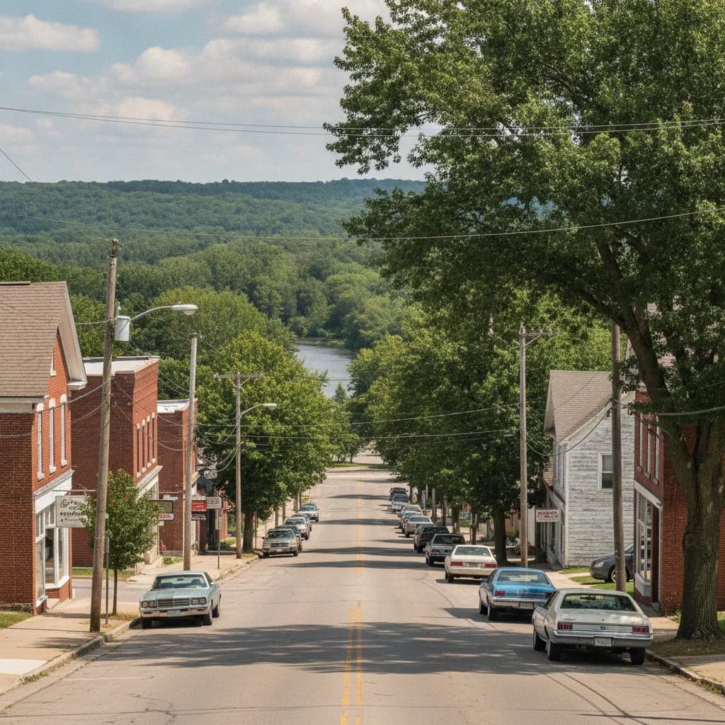 View of Saukville, WI